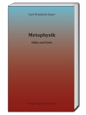 cover image of Metaphysik